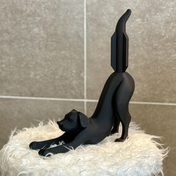 Esneyen Köpek Tuvalet Kağıdı Tutucu - 3D Baskı Ev Dekorasyonu Esneyen Köpek Tuvalet Kağıdı Tutucu - 3D Baskı Ev Dekorasyonu