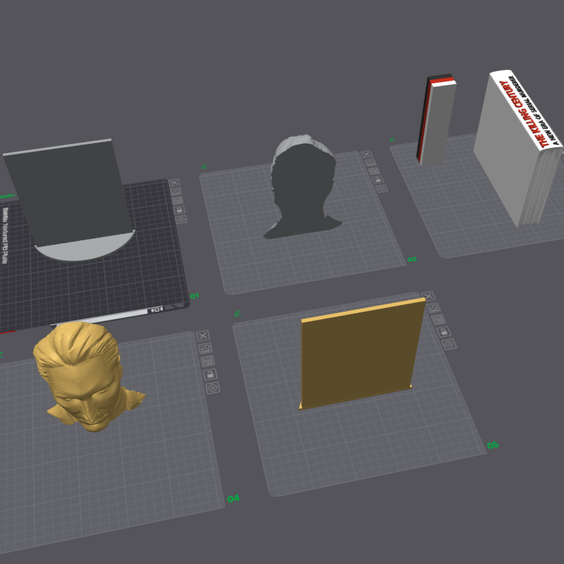 Dexter Gemini Killer Kitap Heykel - 3D Baskı Koleksiyon Parçası