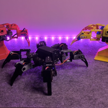 SIXpack Altı Bacaklı FPV Yürüyen Robot - 3D Baskı Robotik Set