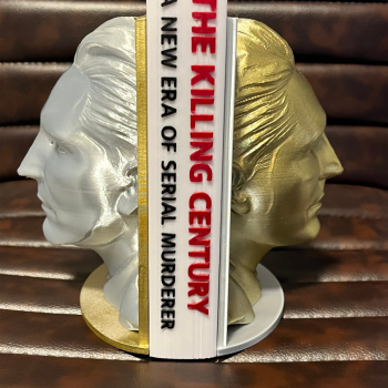 Dexter Gemini Killer Kitap Heykel - 3D Baskı Koleksiyon Parçası