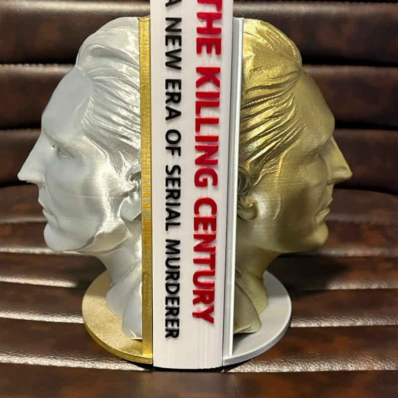 Dexter Gemini Killer Kitap Heykel - 3D Baskı Koleksiyon Parçası