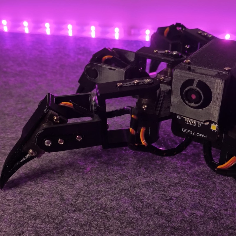 SIXpack Altı Bacaklı FPV Yürüyen Robot - 3D Baskı Robotik Set