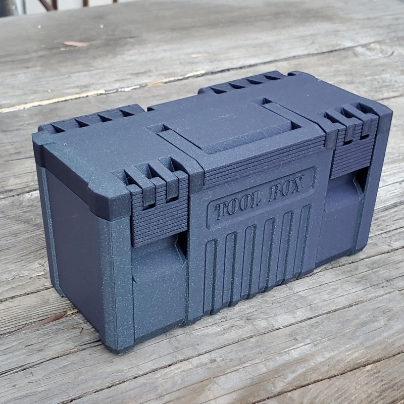 7 İnç Taşıma Kollu 3D Baskı Kutu - Özel Tasarım Organizer 7 İnç Taşıma Kollu 3D Baskı Kutu - Özel Tasarım Organizer