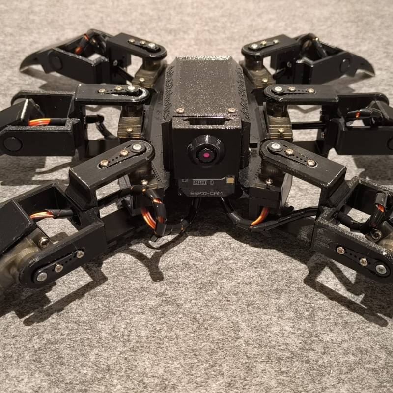 SIXpack Altı Bacaklı FPV Yürüyen Robot - 3D Baskı Robotik Set