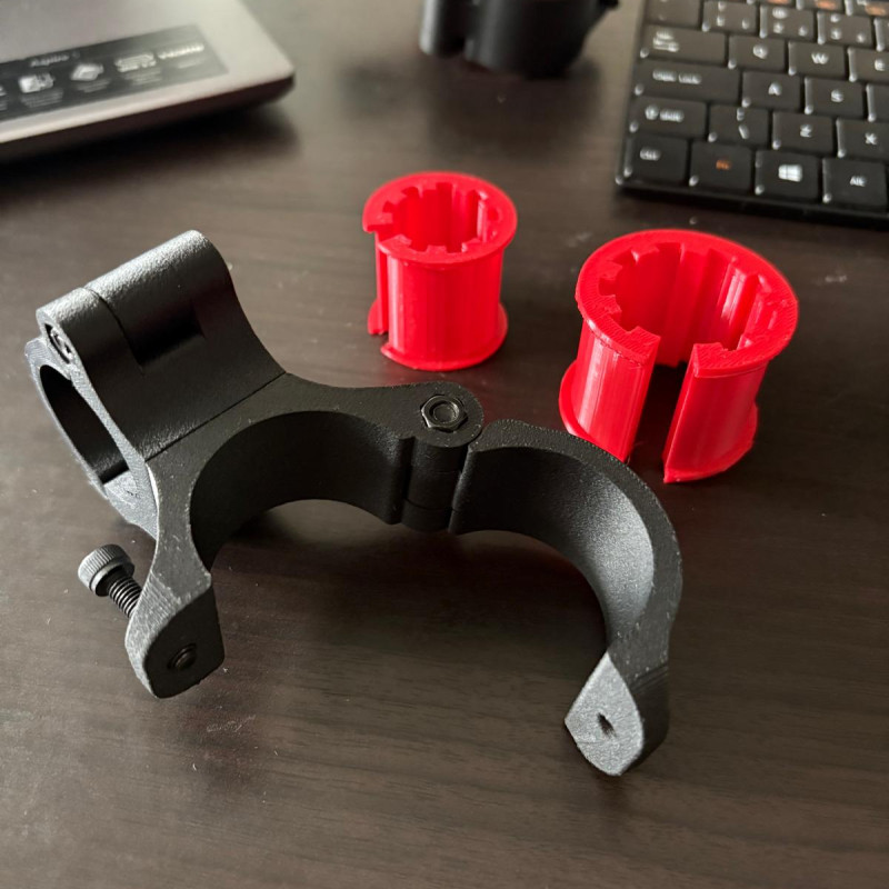 FlashMount Bisiklet Feneri Tutucu - Dayanıklı 3D Baskı Aksesuar