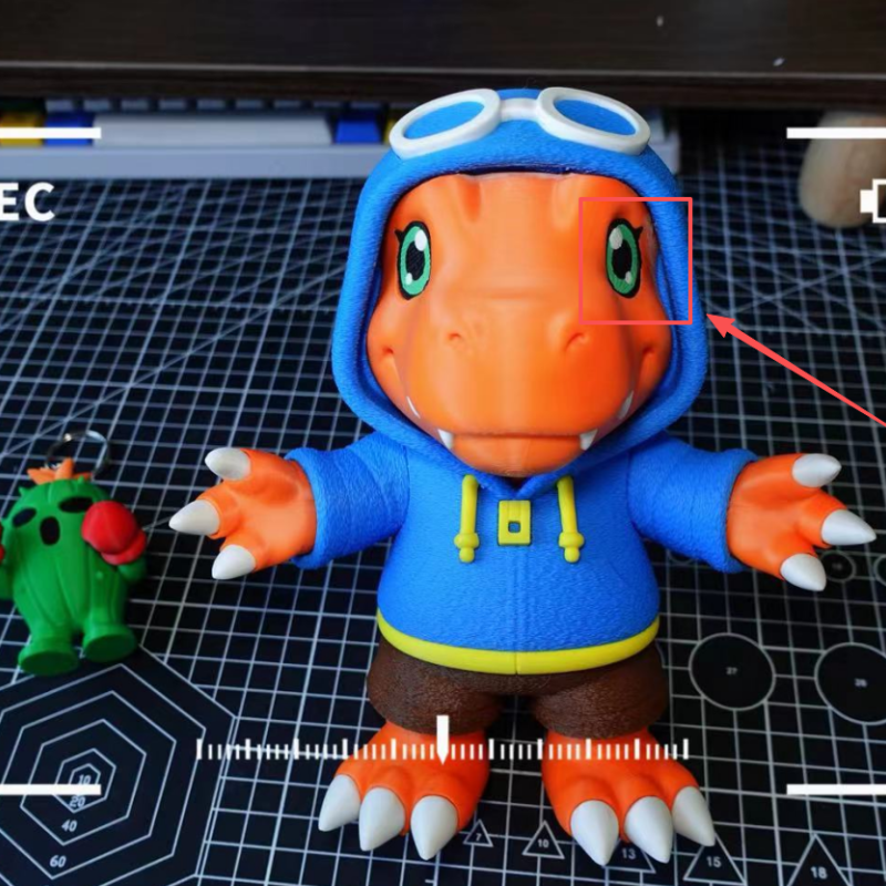3D Baskı Digimon Agumon Modeli - Montajlı Koleksiyon Figürü 3D Baskı Digimon Agumon Modeli - Montajlı Koleksiyon Figürü