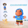 3D Baskı Digimon Agumon Modeli - Montajlı Koleksiyon Figürü 3D Baskı Digimon Agumon Modeli - Montajlı Koleksiyon Figürü