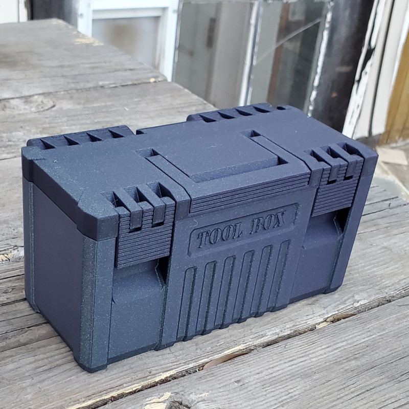 7 İnç Taşıma Kollu 3D Baskı Kutu - Özel Tasarım Organizer 7 İnç Taşıma Kollu 3D Baskı Kutu - Özel Tasarım Organizer