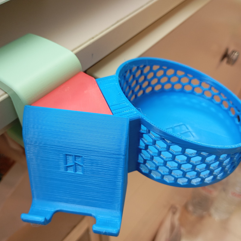 Modüler Masa Organizatörü - 3D Baskı Ev Ofis Aksesuarı