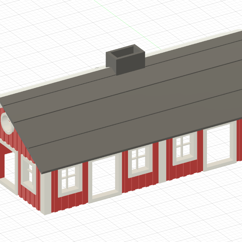 İsveç Tarzı Kuş Evi ve Sincap Yemliği - 3D Baskı Bahçe Dekoru