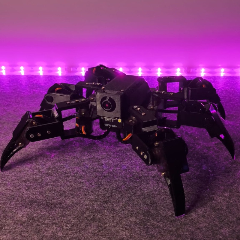 SIXpack Altı Bacaklı FPV Yürüyen Robot - 3D Baskı Robotik Set