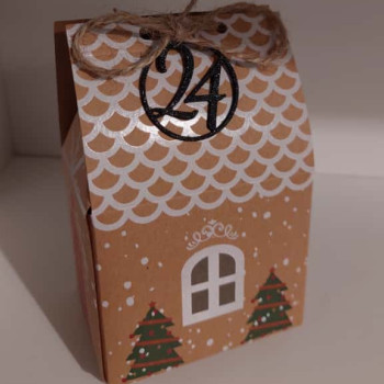 30mm DIY Advent Takvimi Numaraları - PLA 3D Baskı Noel Süsü