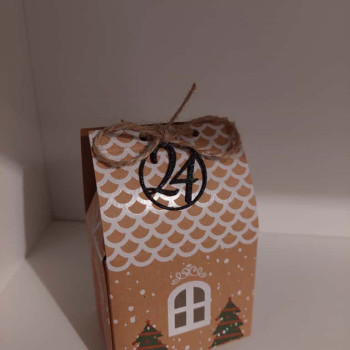 30mm DIY Advent Takvimi Numaraları - PLA 3D Baskı Noel Süsü