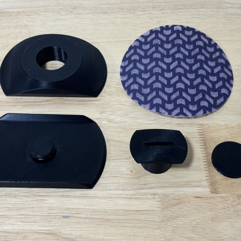 5 İnç Kilitli Zımpara Bloğu - 3D Baskı El Aleti