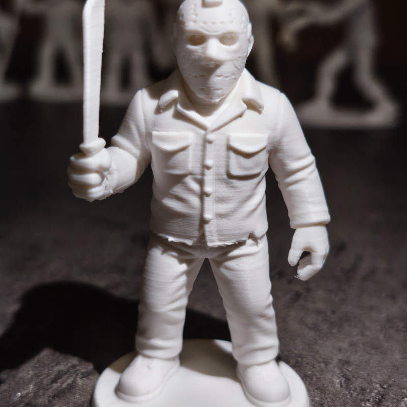 Korku Karakterleri Yeşil Asker Stili 3D Baskı Koleksiyonu