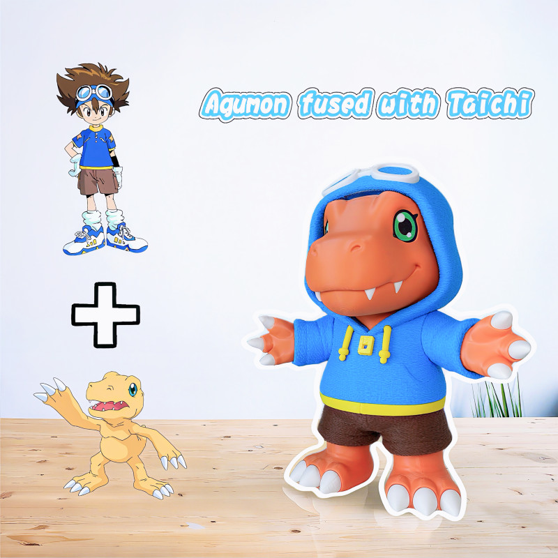 3D Baskı Digimon Agumon Modeli - Montajlı Koleksiyon Figürü 3D Baskı Digimon Agumon Modeli - Montajlı Koleksiyon Figürü