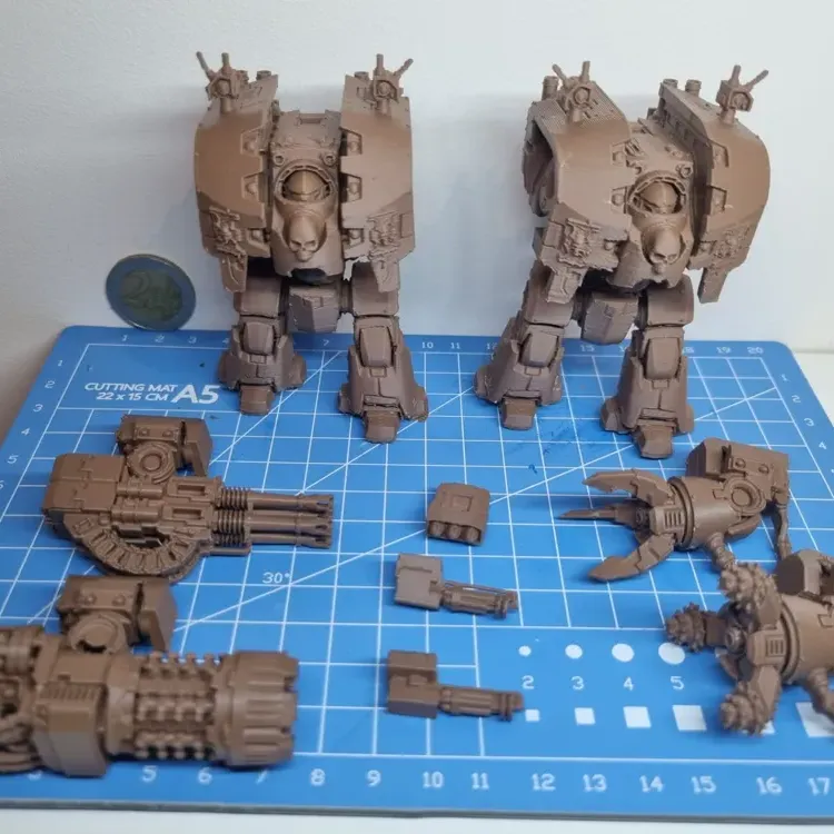 Uzay Savaşçısı Leviathan 3D Baskı Minyatür Figür