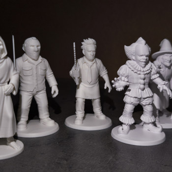 Korku Karakterleri Yeşil Asker Stili 3D Baskı Koleksiyonu