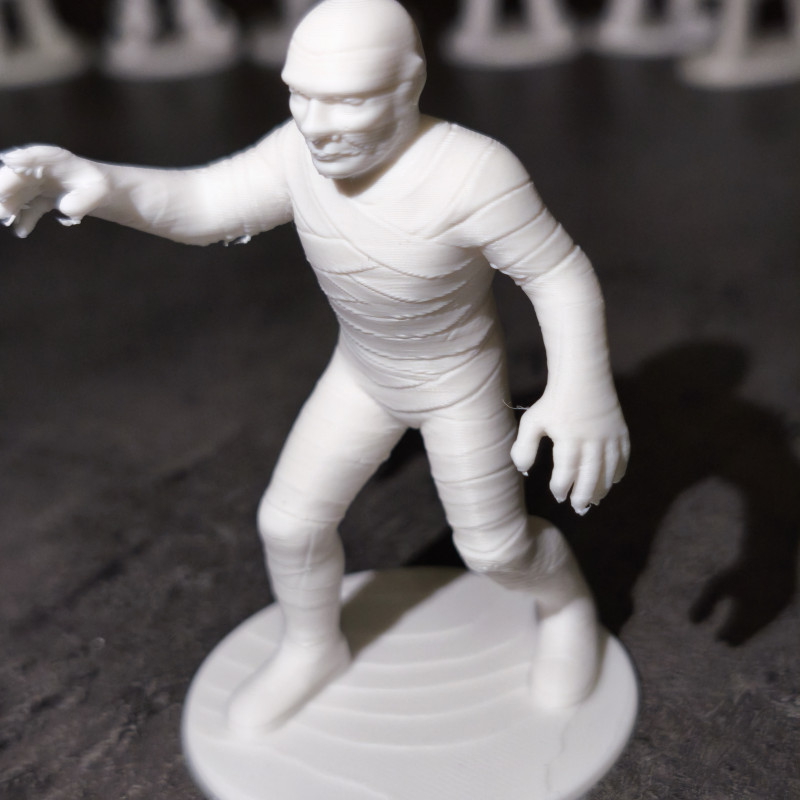 Korku Karakterleri Yeşil Asker Stili 3D Baskı Koleksiyonu