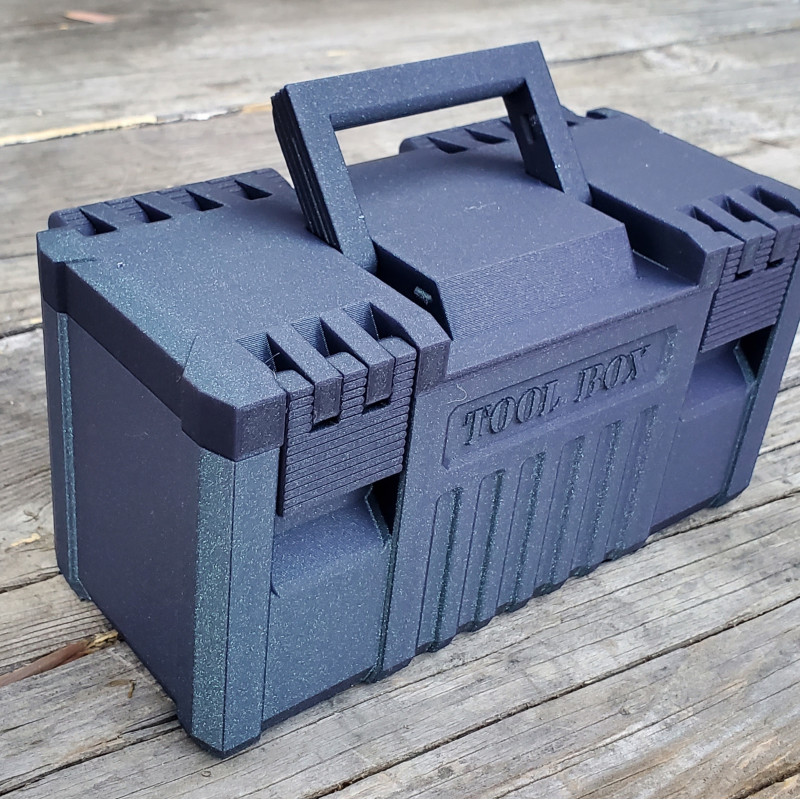 7 İnç Taşıma Kollu 3D Baskı Kutu - Özel Tasarım Organizer 7 İnç Taşıma Kollu 3D Baskı Kutu - Özel Tasarım Organizer