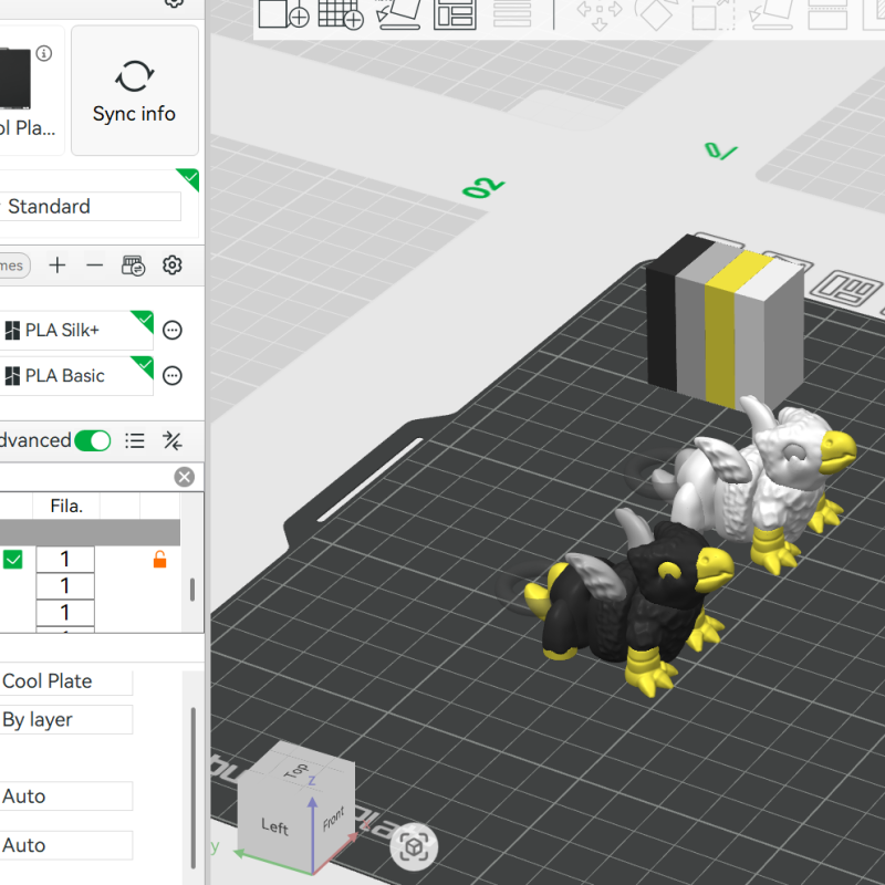 Mini Hareketli Hipogrif 3D Baskı Figür - Detaylı Koleksiyon Parçası