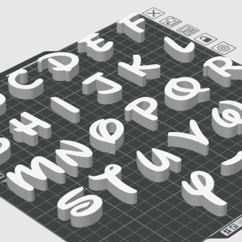 Disney Sihirli Alfabe 3D Baskı Dekoratif Harfler Seti Disney Sihirli Alfabe 3D Baskı Dekoratif Harfler Seti