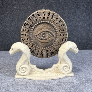 Indiana Jones Maraglyf Dekoder Madalyon Standı - 3D Baskı Koleksiyon Sergileme