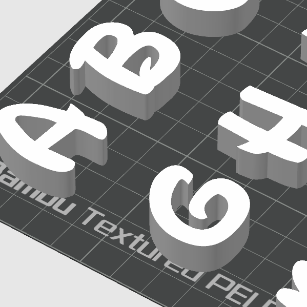 Disney Sihirli Alfabe 3D Baskı Dekoratif Harfler Seti