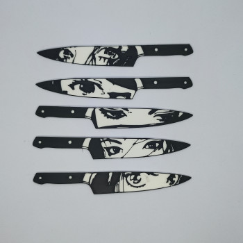 Çelik Bakış Kitap Ayracı - Manga ve Anime Temalı 3D Baskı Ürün Çelik Bakış Kitap Ayracı - Manga ve Anime Temalı 3D Baskı Ürün