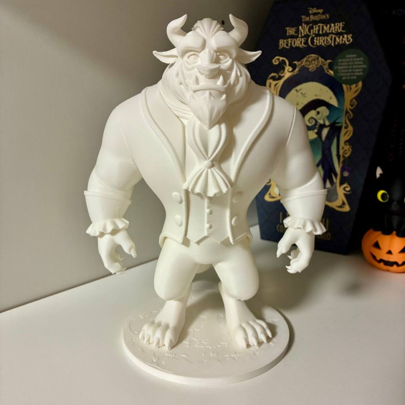 Güzel ve Çirkin 3D Baskı Minyatür Figür - Koleksiyonluk Dekor