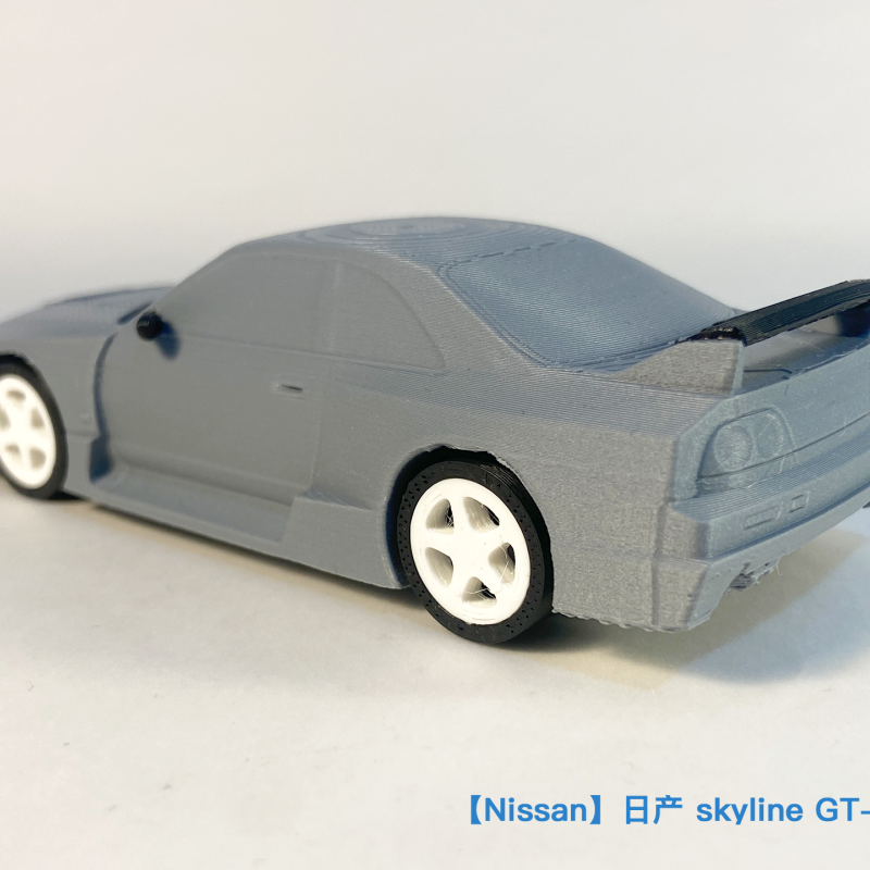Nissan Skyline GT-R R33 3D Baskı Model Araç - Koleksiyonluk