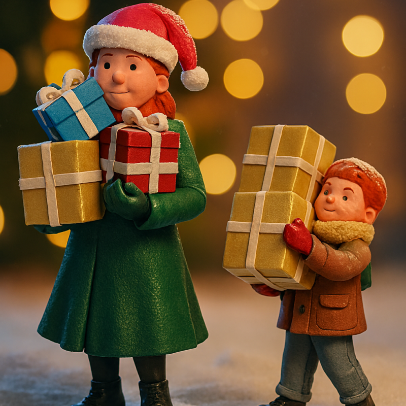 Özel 3D Baskı Noel Süsü - Kişiselleştirilebilir Yılbaşı Dekoru