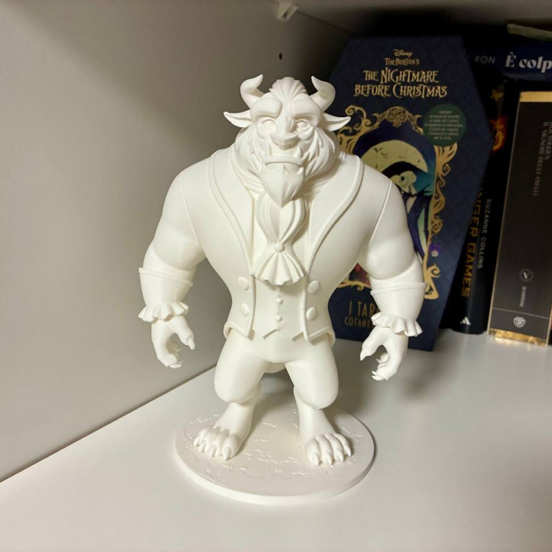 Güzel ve Çirkin 3D Baskı Minyatür Figür - Koleksiyonluk Dekor