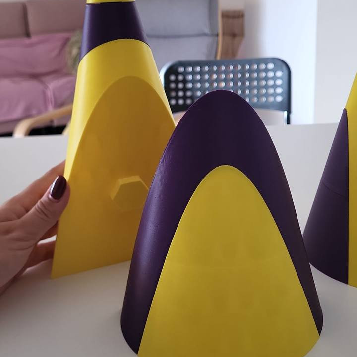 Apollonius Konisi 3D Baskı Matematik Eğitim Modeli