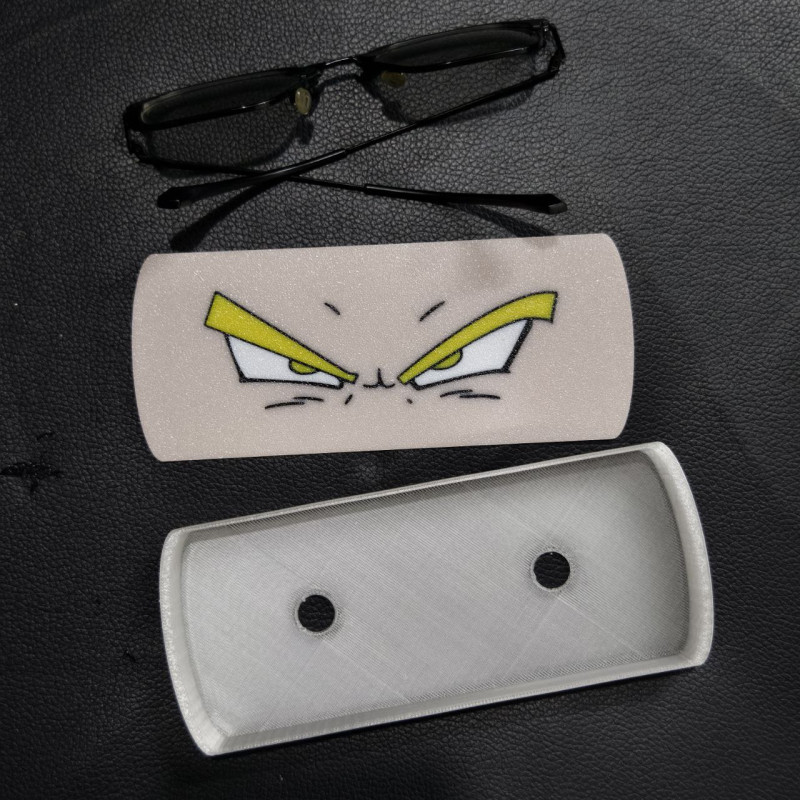 Dragon Ball Gözlük Tepsisi - Süper Saiyan Gözleri 3D Baskı