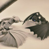 Ejderha Eğitimi Toothless Yavruları 3D Baskı Mini Figür Seti - 4 Renk Seçeneği