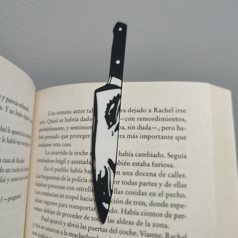 Çelik Bakış Kitap Ayracı - Manga ve Anime Temalı 3D Baskı Ürün