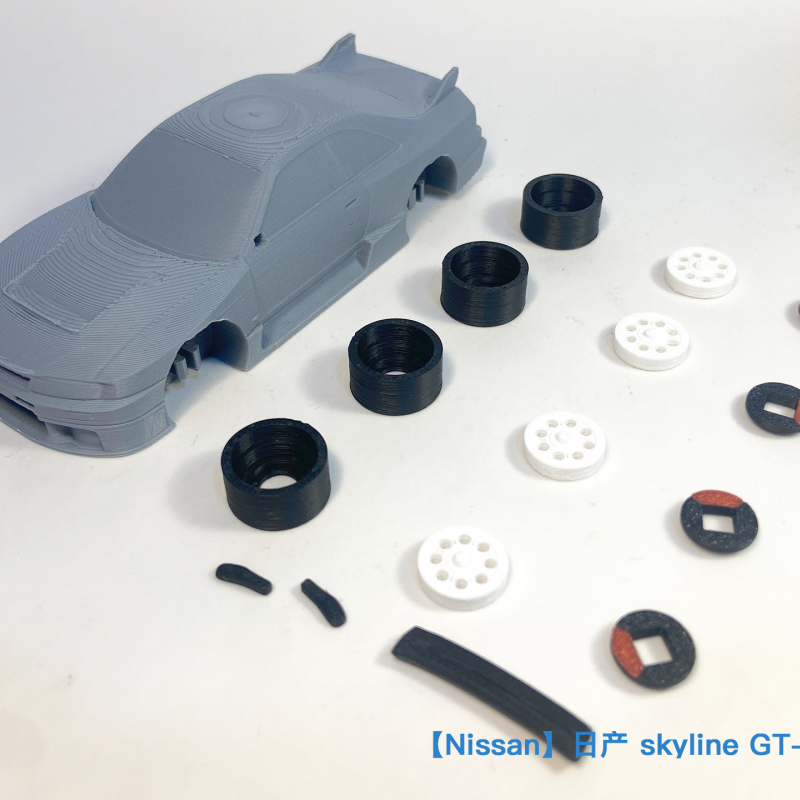 Nissan Skyline GT-R R33 3D Baskı Model Araç - Koleksiyonluk