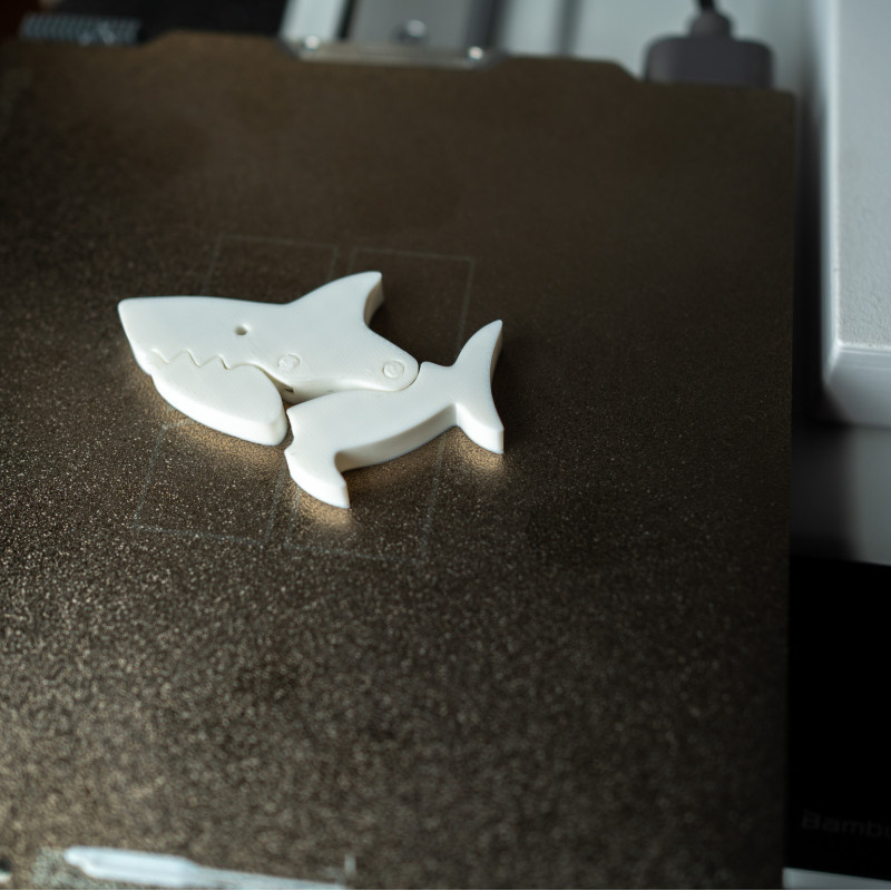 Kilitli Köpekbalığı Torba Klipsi - 3D Baskı Ev Aksesuarı