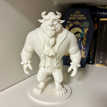 Güzel ve Çirkin 3D Baskı Minyatür Figür - Koleksiyonluk Dekor