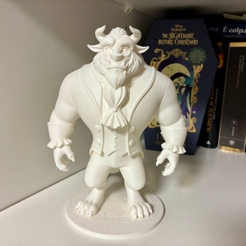 Güzel ve Çirkin 3D Baskı Minyatür Figür - Koleksiyonluk Dekor