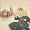 Ejderha Eğitimi Toothless Yavruları 3D Baskı Mini Figür Seti - 4 Renk Seçeneği
