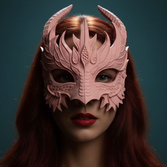 Ejderha Maskesi - Cosplay ve Parti Aksesuarı 3D Baskı Ejderha Maskesi - Cosplay ve Parti Aksesuarı 3D Baskı