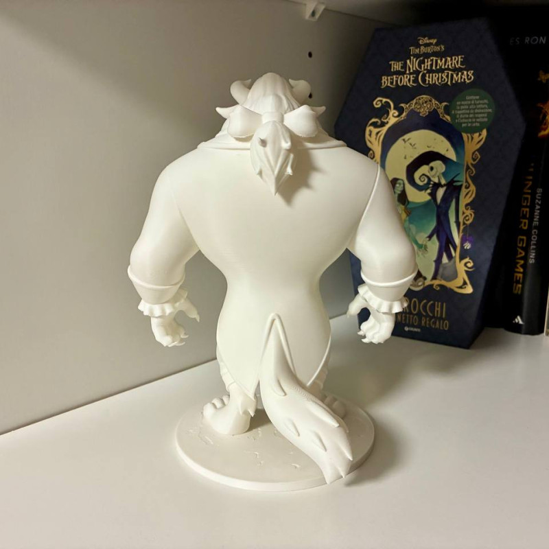 Güzel ve Çirkin 3D Baskı Minyatür Figür - Koleksiyonluk Dekor