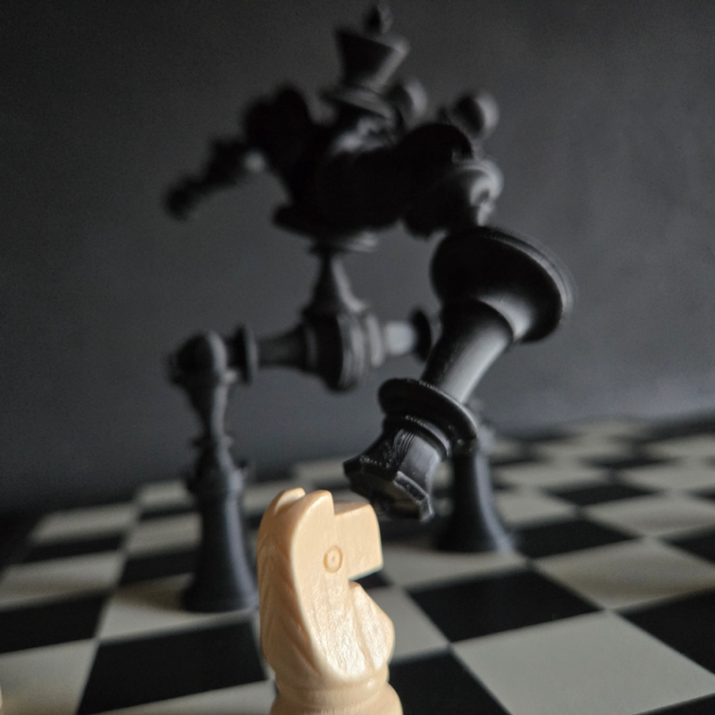 Satranç Robotu Chessatron - 3D Baskılı Dev Mecha Figür
