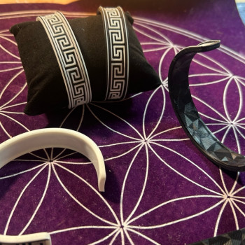 Yunan Desenli 3D Baskı Bileklik - Özel Tasarım El Yapımı Aksesuar