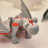 Ejderha Eğitimi Toothless Yavruları 3D Baskı Mini Figür Seti - 4 Renk Seçeneği