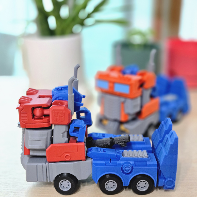 Transformers Optimus Prime 3D Baskı Oyuncak Modeli - 25 cm