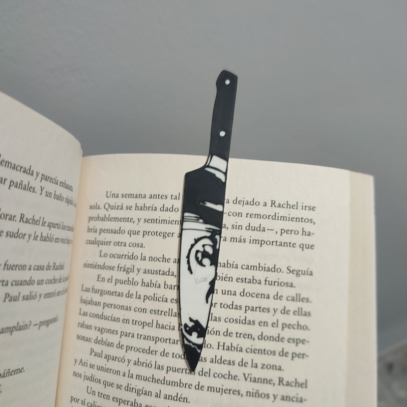 Çelik Bakış Kitap Ayracı - Manga ve Anime Temalı 3D Baskı Ürün