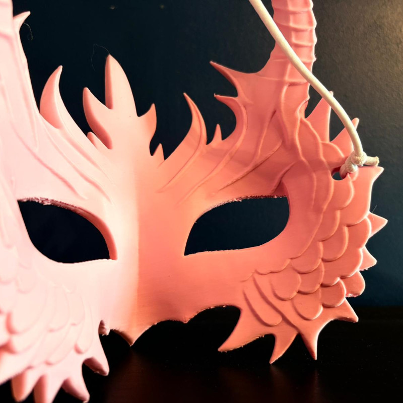 Ejderha Maskesi - Cosplay ve Parti Aksesuarı 3D Baskı Ejderha Maskesi - Cosplay ve Parti Aksesuarı 3D Baskı